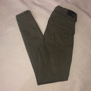 American Eagle sky high jegging